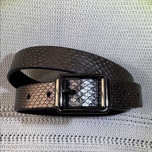 Rebecca Minkoff Leather Snakeskin Platinum
Belt